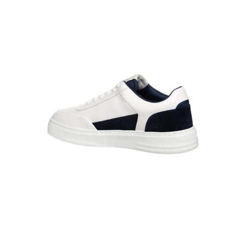 Sneakers Uomo con dettagli in contrasto Bianco blu Emporio Armani- Francavilla Moda